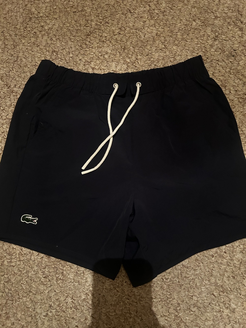 Lacoste Navy Blue Swimming Shorts Mens Small